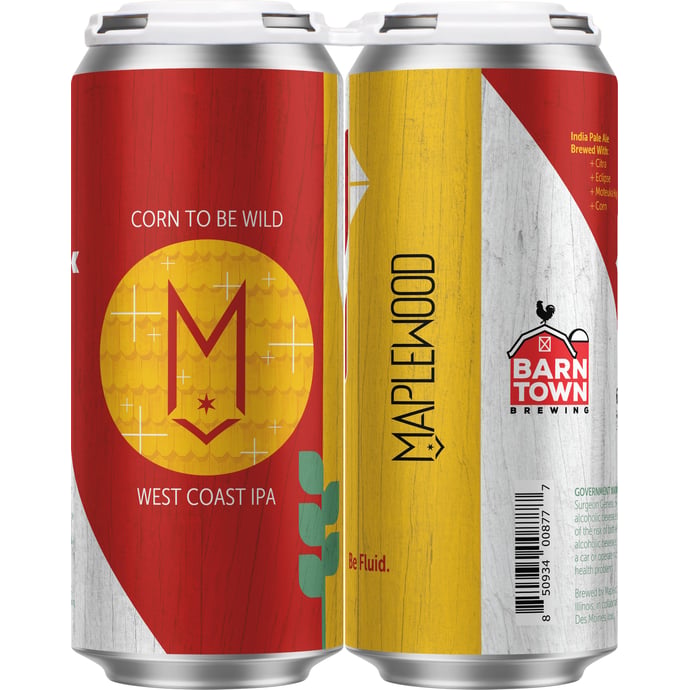 Maplewood Corn to Be Wild collaboration with Barn Town Brewing