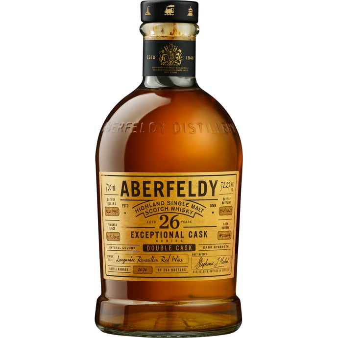 Aberfeldy 26 year old Double Cask Languedoc Cask Finish Exceptional Cask Series