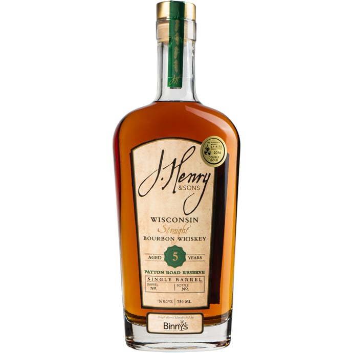 J. Henry & Sons Barrel Strength Bourbon Private Barrel # 1991 Binny's Handpicked