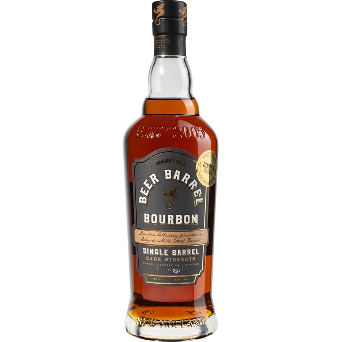 New Holland Artisan Spirits Dragon's Milk Beer Barrel Aged Bourbon Single Barrel # 7 Binny's Handpicked