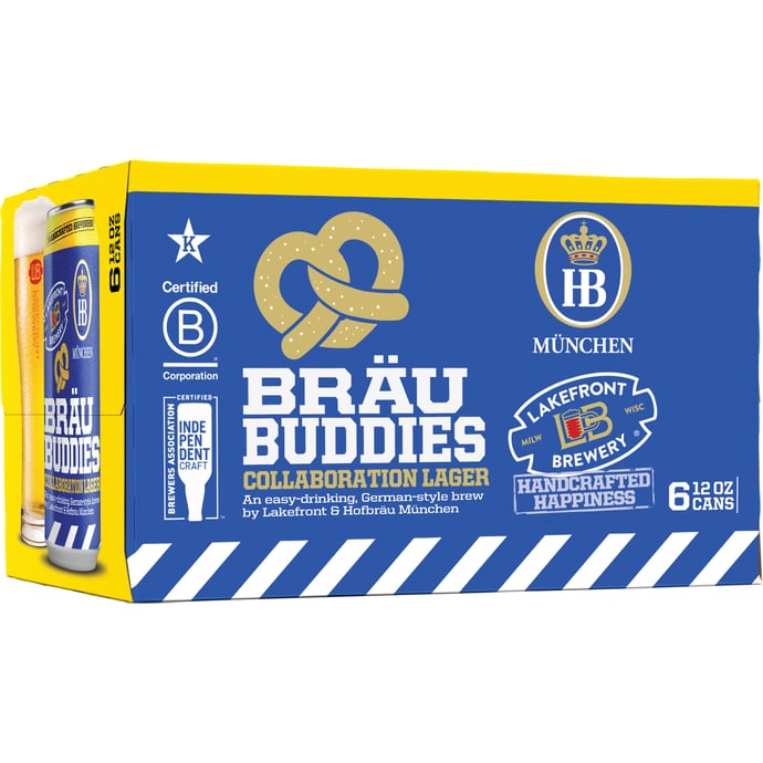 Lakefront Brau Buddies collaboration with Hofbrau Munchen