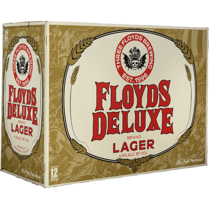 Three Floyds Deluxe Brand Lager