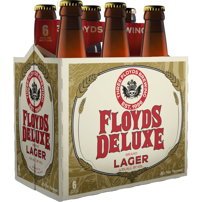 Three Floyds Deluxe Brand Lager