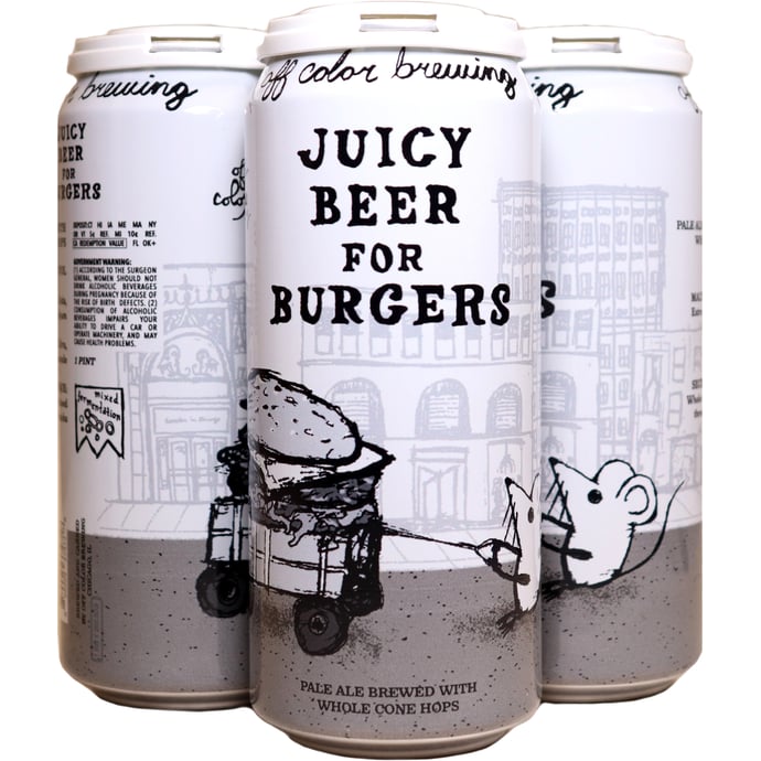 Off Color Juicy Beer for Burgers
