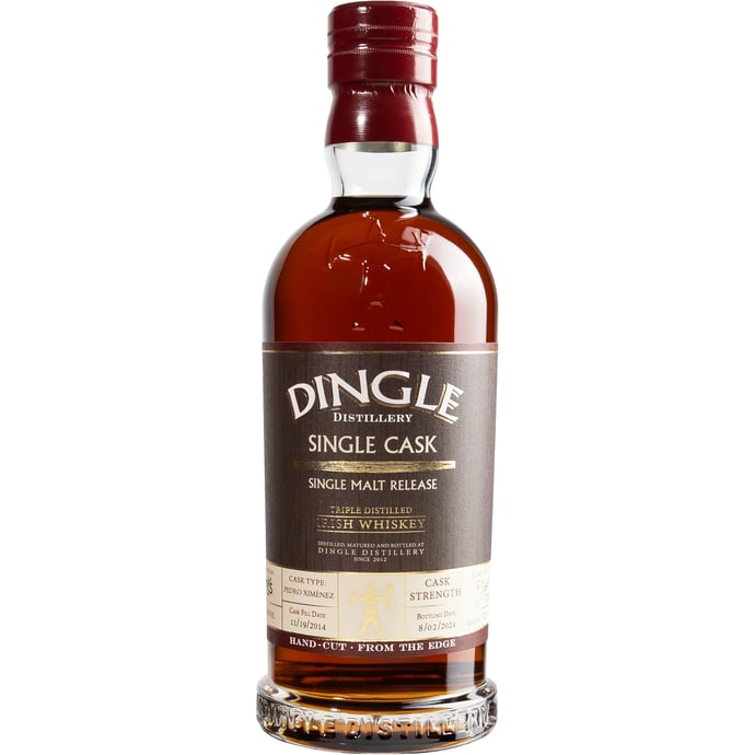 Dingle Distillery 9 year old Pedro Ximenez Cask Binny's Handpicked Irish Single Malt Whiskey 2014