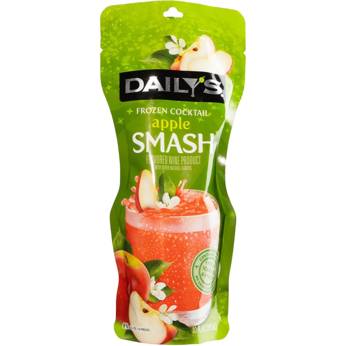 Daily's Frozen Apple Smash 10 oz Pouch