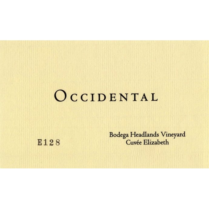 Occidental Pinot Noir Bodega Headlands Vineyard Cuvee Elizabeth 2022