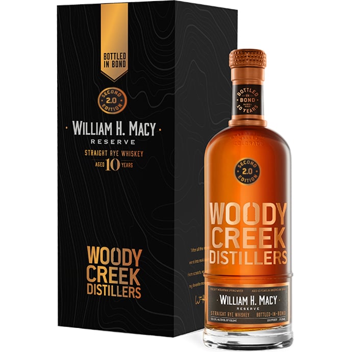 Woody Creek William H Macy Reserve Rye Bottled in Bond