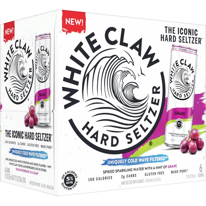 White Claw Hard Seltzer Grape