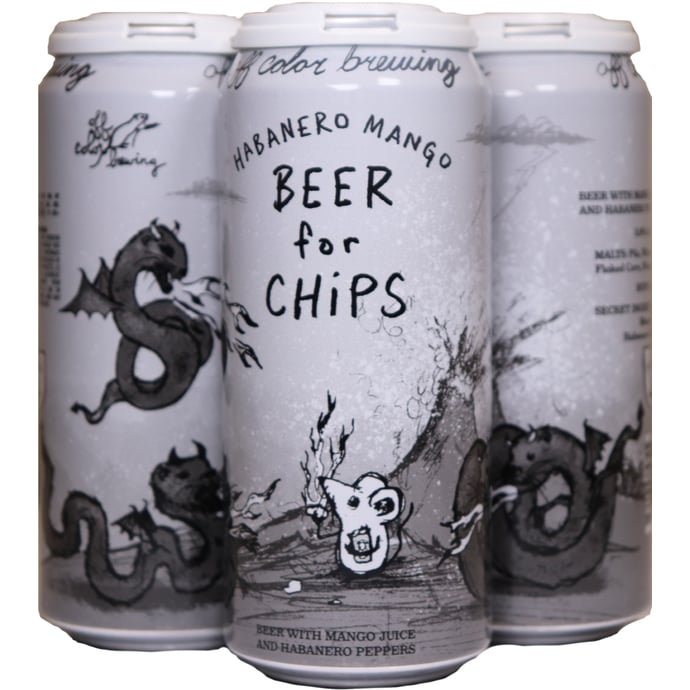 Off Color Habanero Mango Beer for Chips