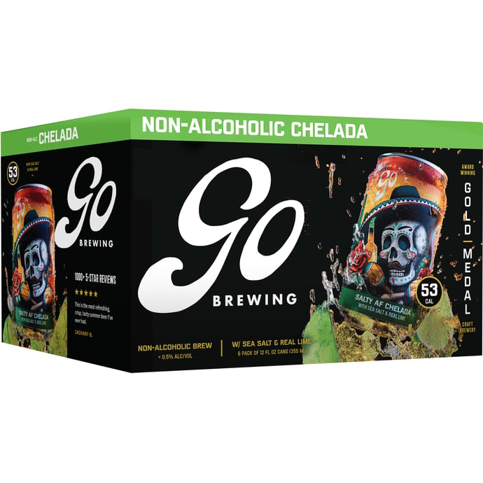 Go Brewing Salty AF Non-Alcoholic Chelada