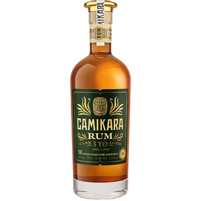 Indri Distilleries Camikara 3 year old Pure Cane Juice Goa Rum