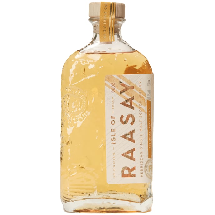 Isle of Raasay Distillery 5 year old Peated Malt ex Rye Cask