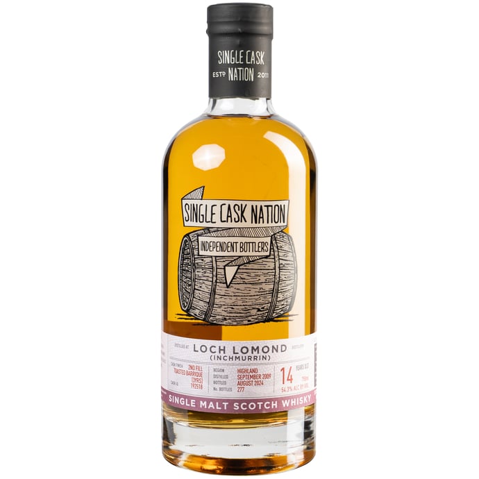 Single Cask Nation Inchmurrin 14 year old Finished in New Charred American Oak Hogshead # 192518 2009