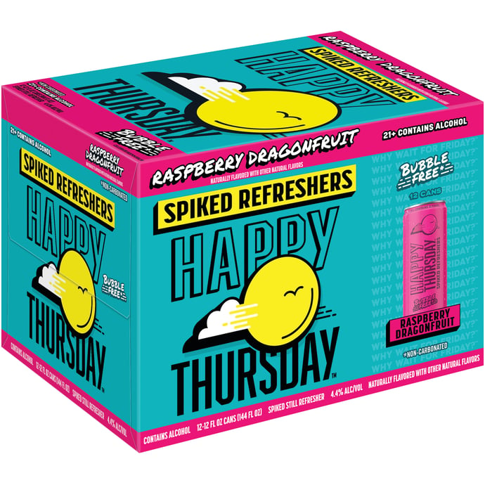 Happy Thursday Spiked Refresher Raspberry Dragonfruit