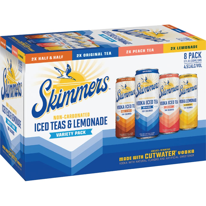 Skimmers Vodka Tea Variety Pack