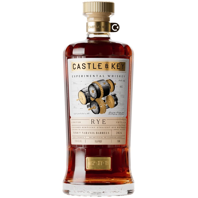 Castle & Key Rye Finished in Vina de Naranja Barrels