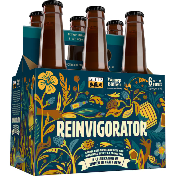 Bell's Reinvigorator Barrel Aged Doppelbock collaboration with Women of Binny's