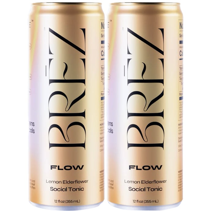 Brez Flow Lemon Elderflower 2200MG Lions Mane