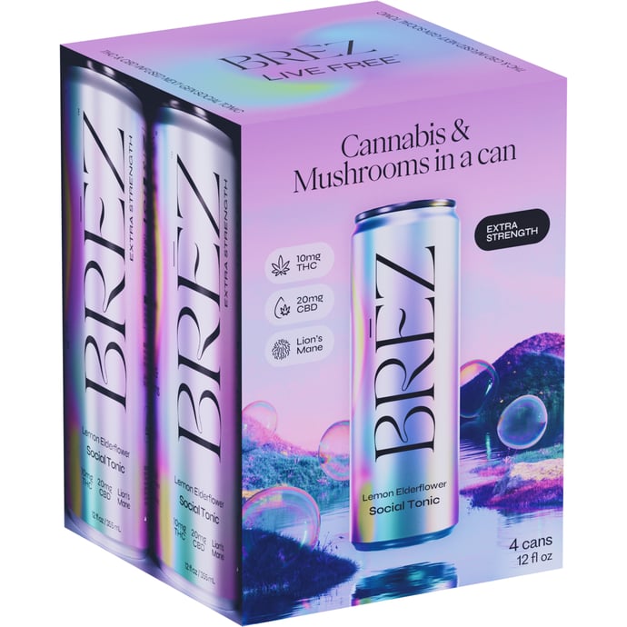 Brez Lemon Elderflower 10MG THC
