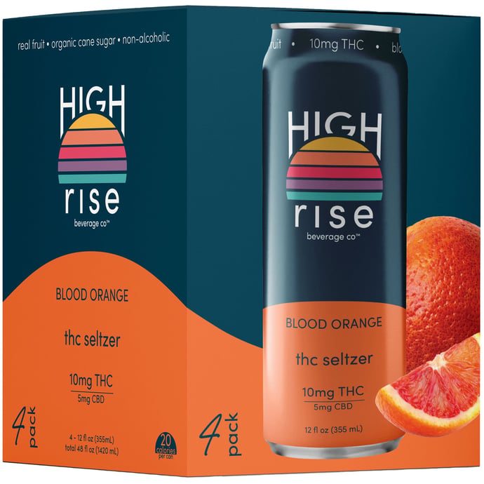 High Rise Blood Orange 10mg THC 5mg CBD