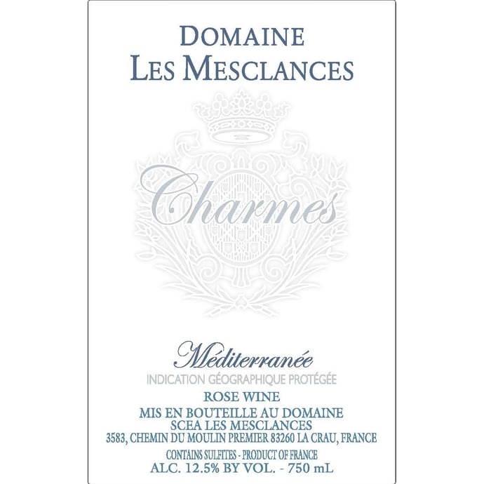 Chateau Les Mesclances Charmes Rose 2024