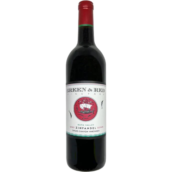 Green & Red Vineyard Zinfandel Estate Chiles Canyon Vineyards 2023
