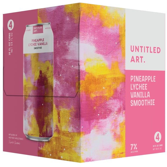 Untitled Art Pineapple Lychee Vanilla Smoothie