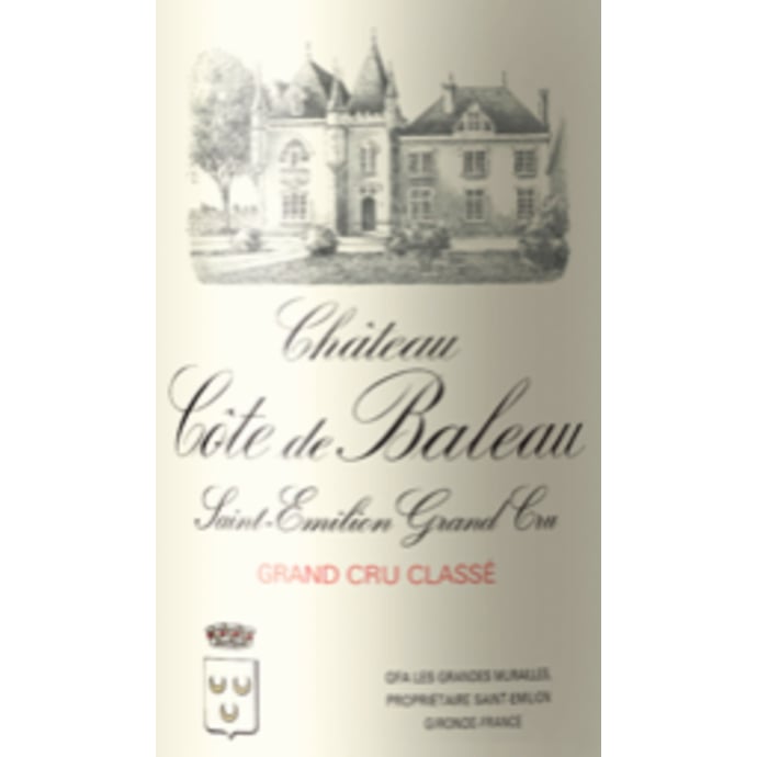 Chateau Cote de Baleau Saint Emilion 2020