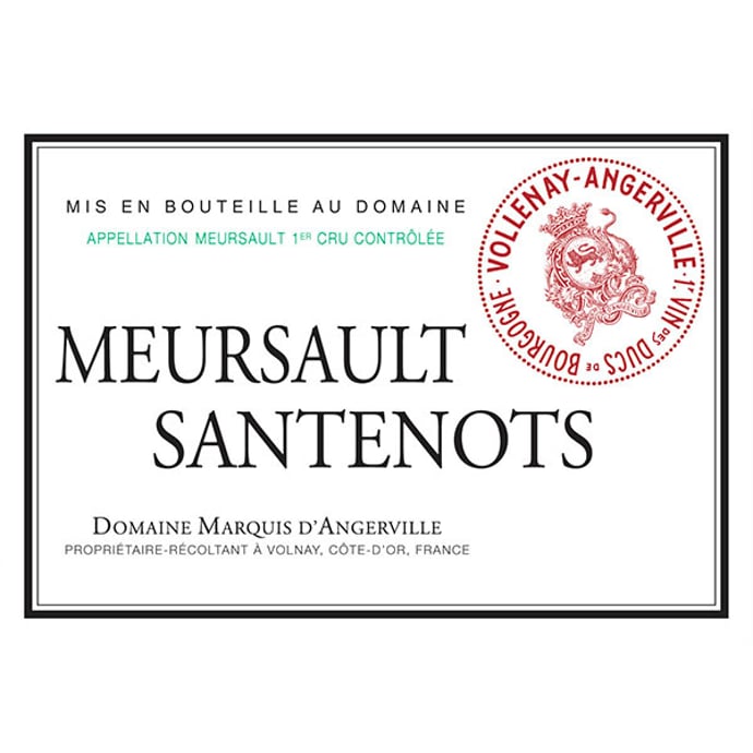 Domaine Marquis d'Angerville Meursault Santenots 2022