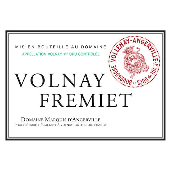Domaine Marquis d'Angerville Volnay Fremiet 2022