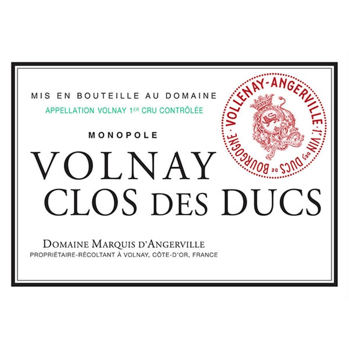 Domaine Marquis d'Angerville Volnay Clos des Ducs 2022
