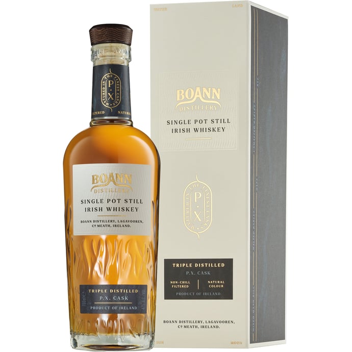 Boann Distillery Single Pot Still PX Sherry Cask Irish Whisky