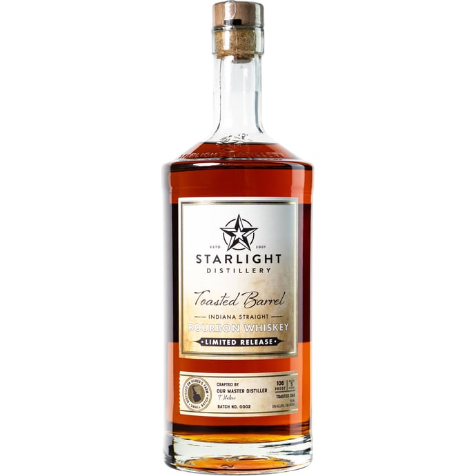 Huber's Starlight Distillery Carl T. Toasted Barrel Bourbon Limited Release 2025