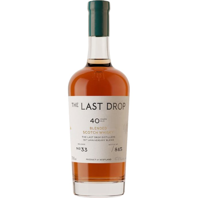 The Last Drop 40 year old Colin Scott Blend Limited Release Blended Scotch 2025