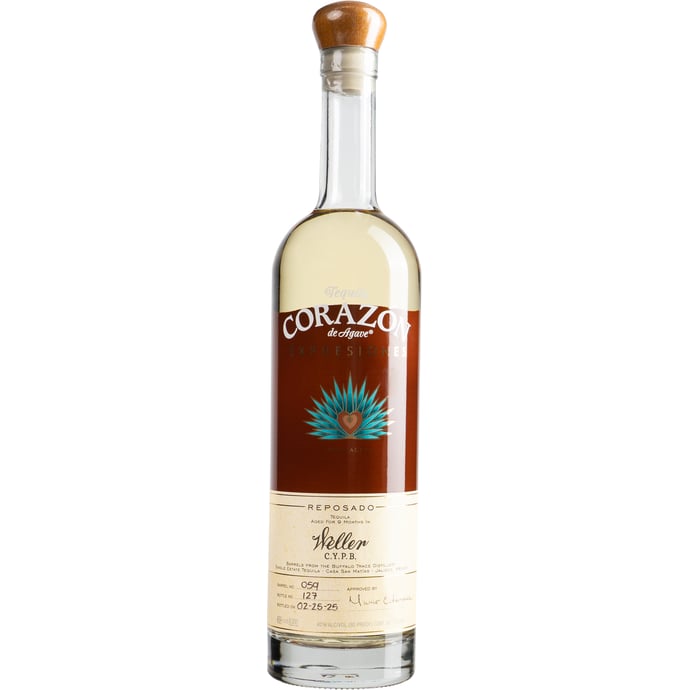 Expresiones del Corazon Reposado Tequila aged in ex-Weller CYPB Bourbon Barrels