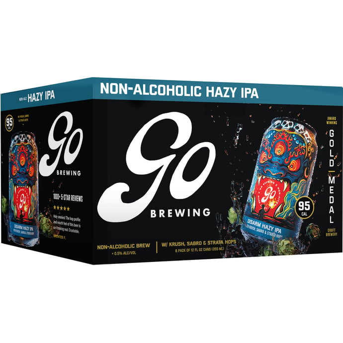 Go Brewing Disarm Non-Alcoholic Hazy IPA