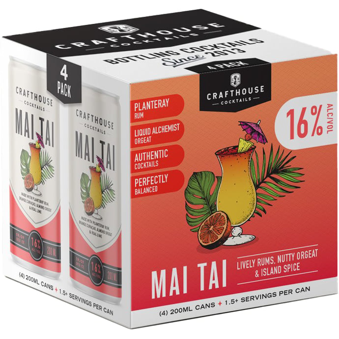Crafthouse Mai Tai 4 Pack Cans