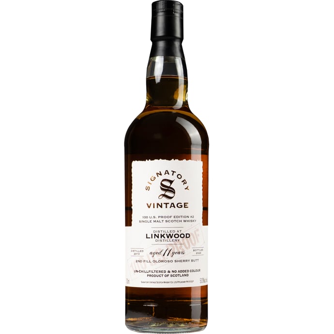 Signatory Linkwood 11 year old 100 Proof Edition 2013