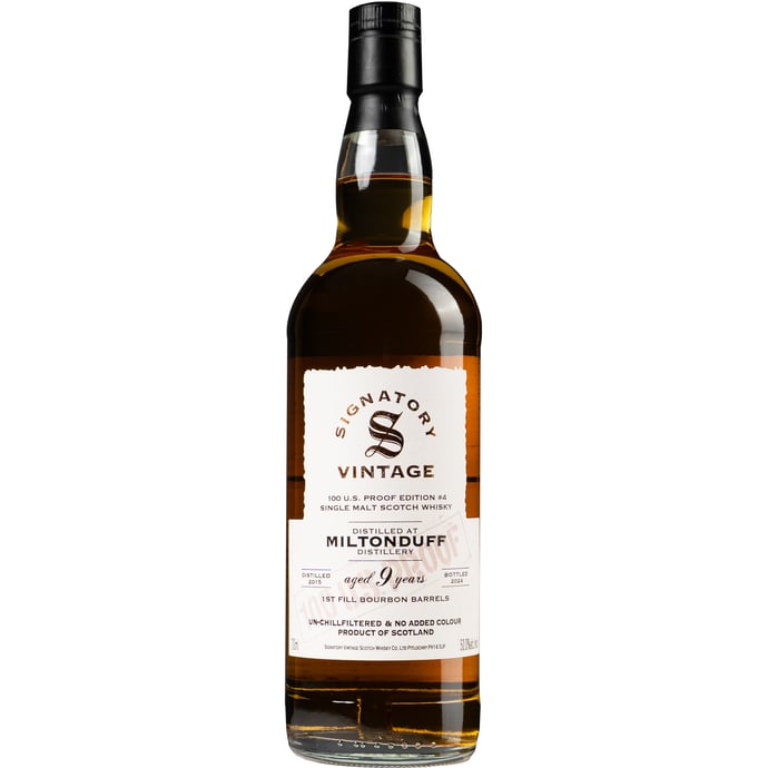 Signatory Miltonduff 9 year old 100 Proof Edition 2015