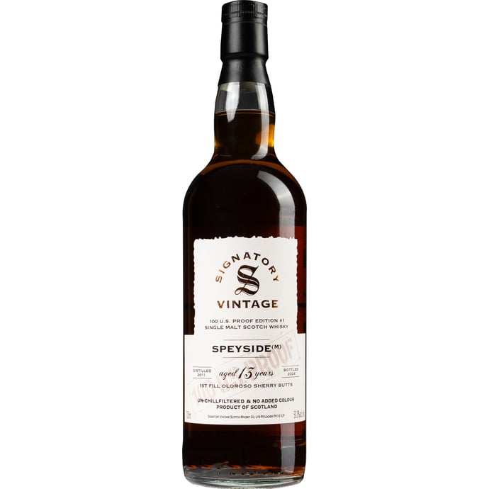Signatory Speyside M 13 year old 100 Proof Edition 2011