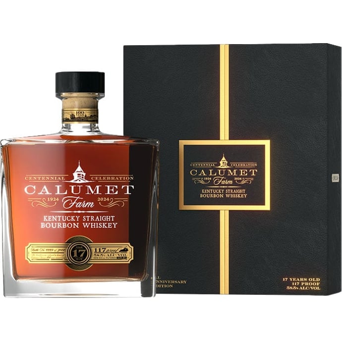 Calumet Farm 17 year old Decanter Bottle Kentucky Straight Bourbon