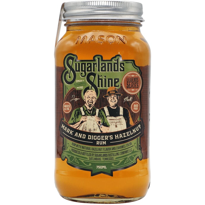 Sugarlands Mark & Digger Hazelnut Rum
