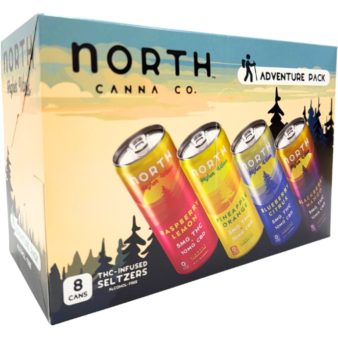 North Canna Higher Vibes Adventure Pack 5mg THC 10mg CBD