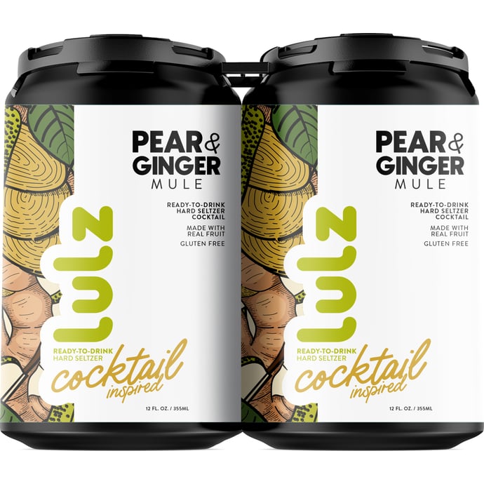 LULZ Seltzer Pear and Ginger Mule