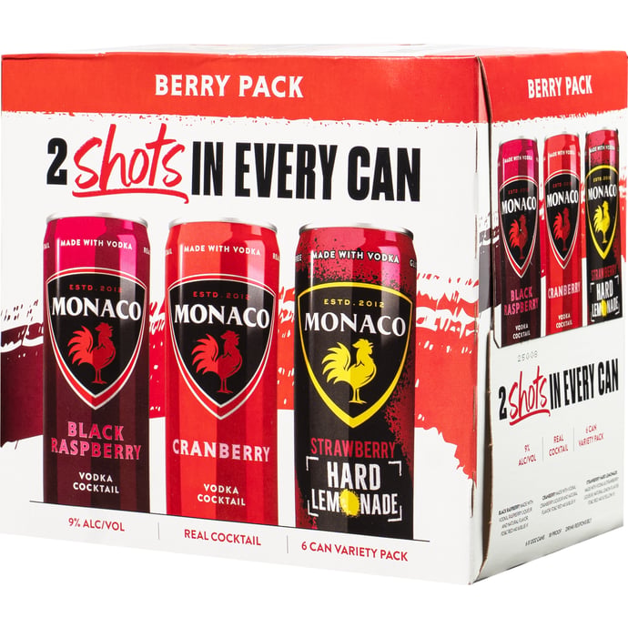 Monaco Berry Variety 6pk Cans