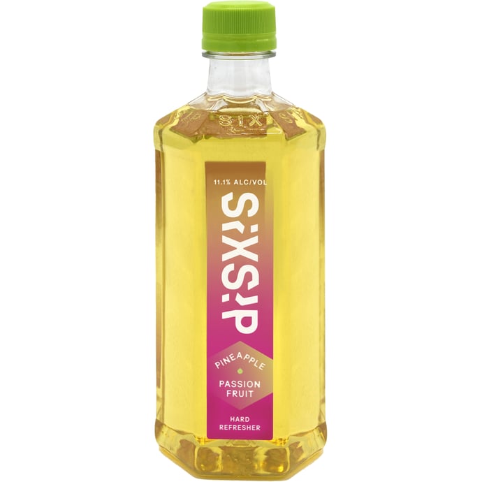 Sixsip Hard Refresher Pineapple Passionfruit