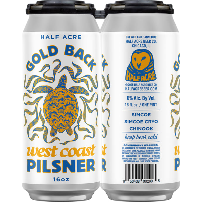 Half Acre Gold Back