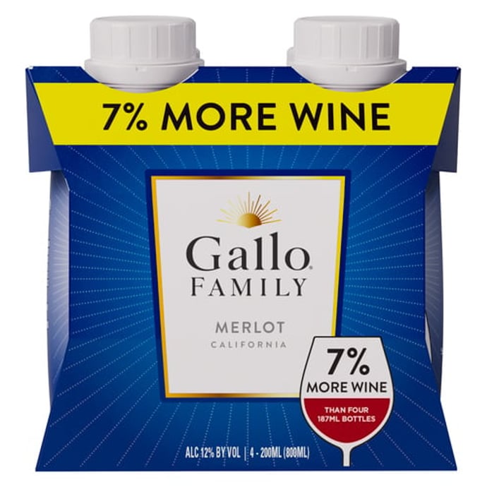 Gallo Family Vineyards Merlot 4 Pack