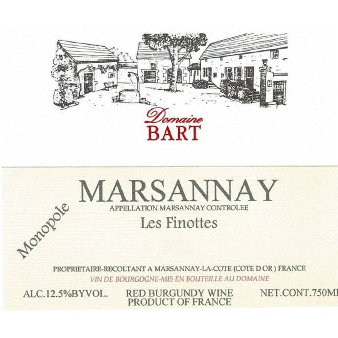 Domaine Bart Marsannay Les Finottes 2022